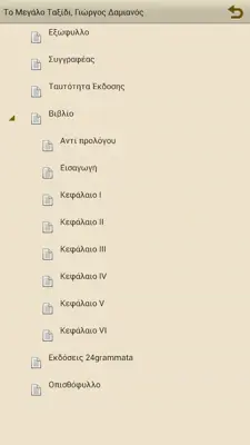 Το Μεγάλο Ταξίδι, Γιώργος Δαμιανός android App screenshot 1